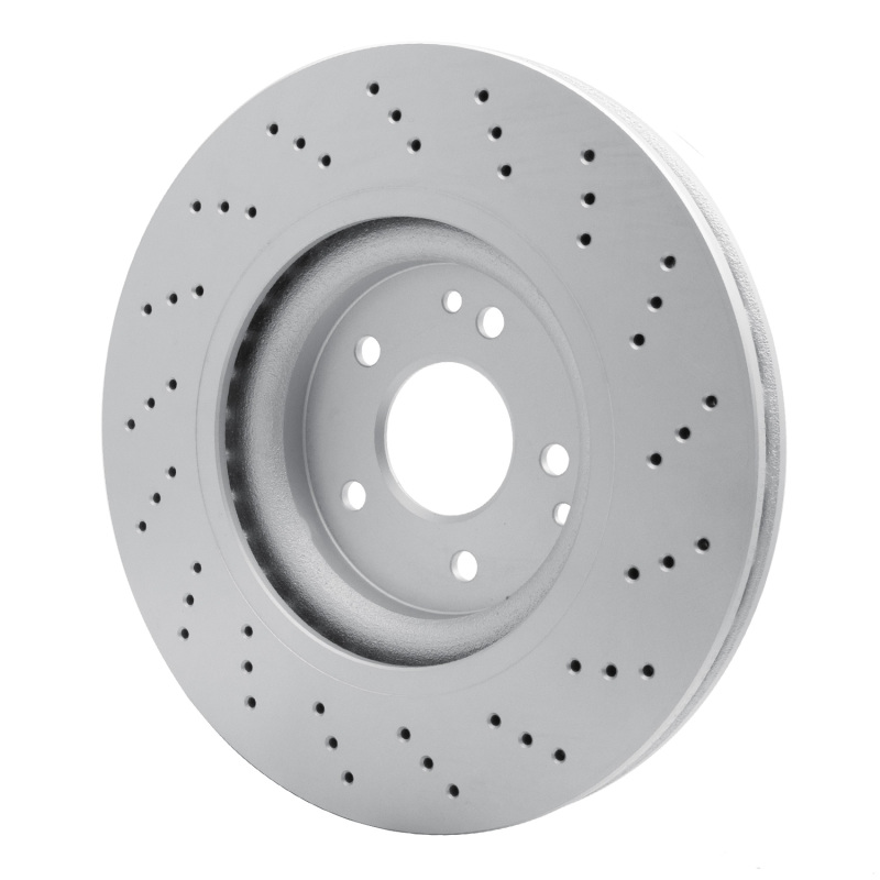 Mercedes-Benz SLK300 Brake Rotor (1) - Front - R1 Concepts - GeoSPEC Coated Rotor - Drilled - `03-`11